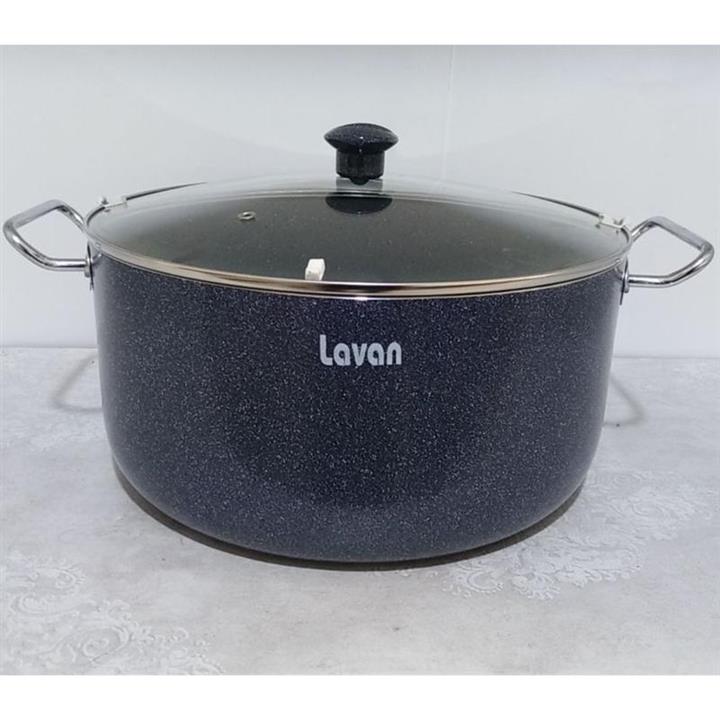 قابلمه گرانیتی سایز 34 درب شیشه ای مدل تیتان برند لاوان LAVAN